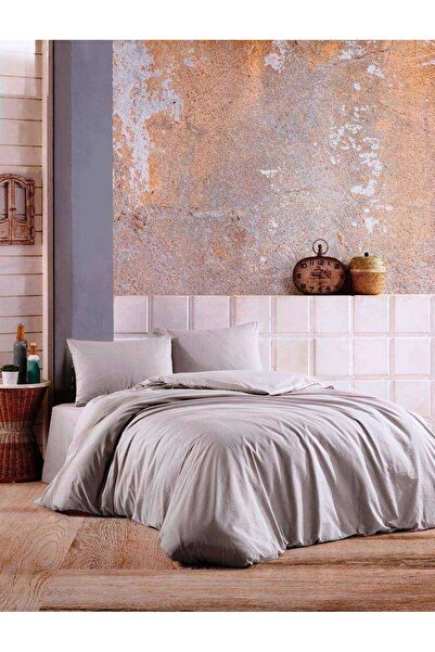 NİVEMESHOME Set cuvertură de pilota dublu 100% bumbac Nivemeshome gri