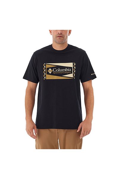 Columbia Ανδρικό μπλουζάκι εξωτερικού χώρου Black Hex Flag - CS0402-010