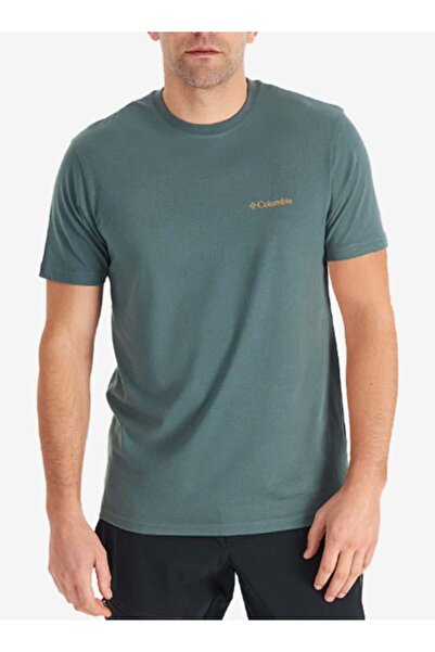 Columbia Cs0282 Csc m Basic Small Logo Brushed Ss Tee Men's Outdoor T-Shirt