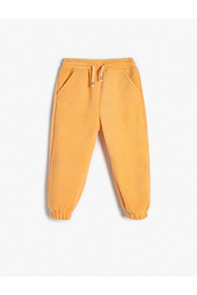 Koton Basic Jogger melegítőnadrág megkötős derékkal és zsebekkel