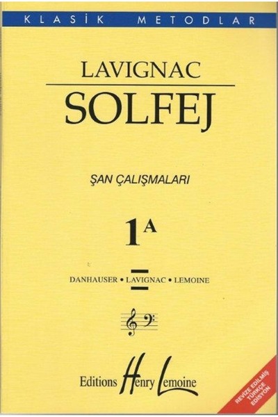 Porte Müzik Yayınları Lavıgnac Solfej 1a