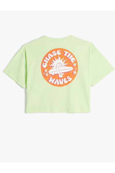 Koton Tricou cu mânecă scurtă cu imprimeu surf