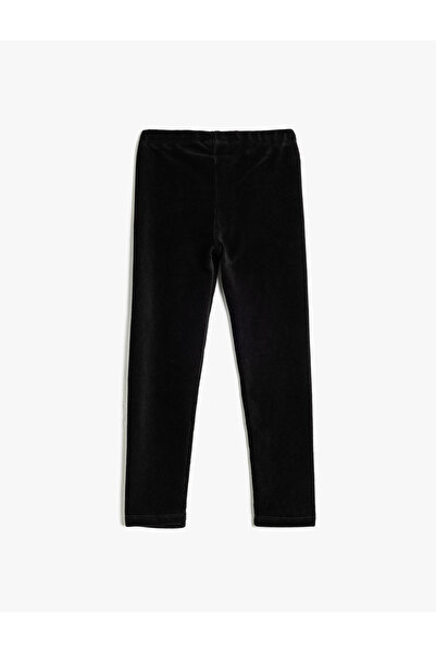 Koton Elastické bavlněné punčochové kalhoty s elastickým pasem