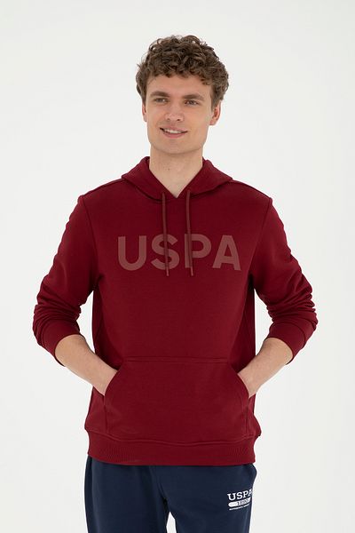 U.S. Polo Assn. Men's Burgundy Basic Sweatshirt 50269396 -Vr014