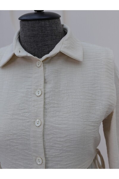 Modamorfo Dress Set with Shirt Detail on Top