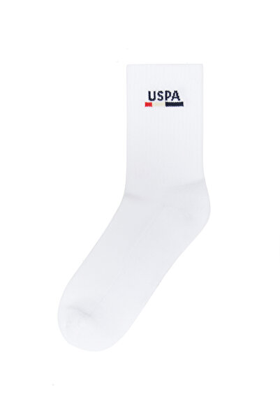 U.S. Polo Assn. Men's White Socks 50269390-Vr013