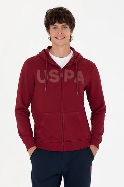 U.S. Polo Assn. Men's Burgundy Sweatshirt 50269394 -Vr014