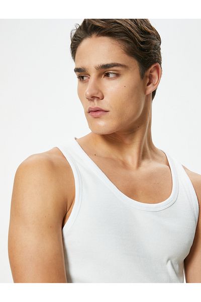 Koton Tricou de bază din amestec de bumbac - Gât rotund