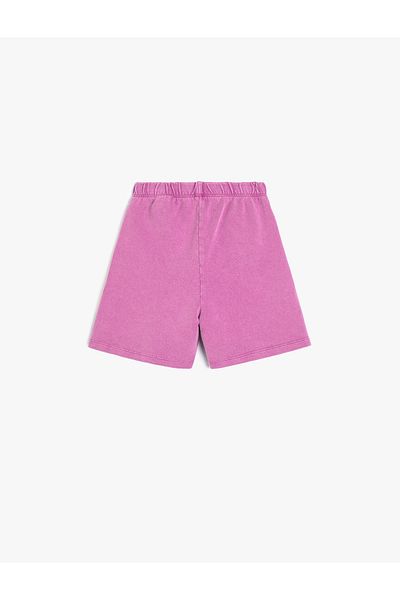 Koton Baumwoll-Basic-Shorts – Taillengebunden