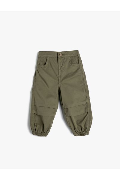 Koton Parachute Jeans Cotton Elastic Waist Pocket - Parachute Jean