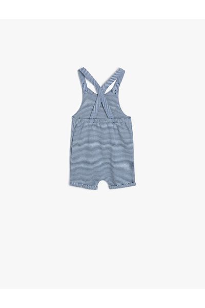 Koton Baby-Overall mit verstellbaren Trägern - Salopet mit Applikationsdetail