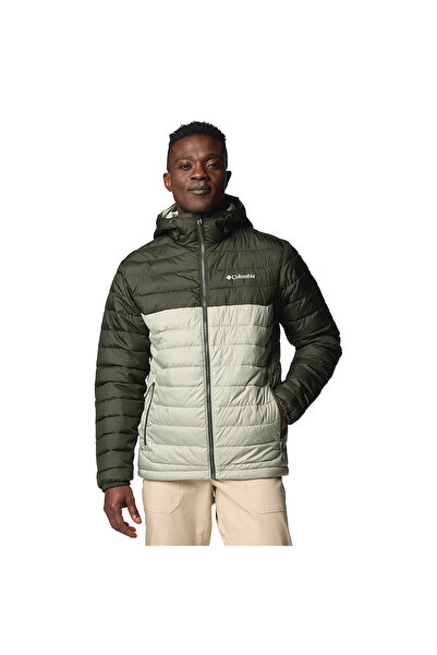 Columbia Powder Lite II Erkek Yeşil Outdoor Mont WO6272-348