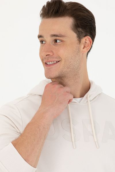 U.S. Polo Assn. Men's Stone Basic Sweatshirt 50269396 -Vr049