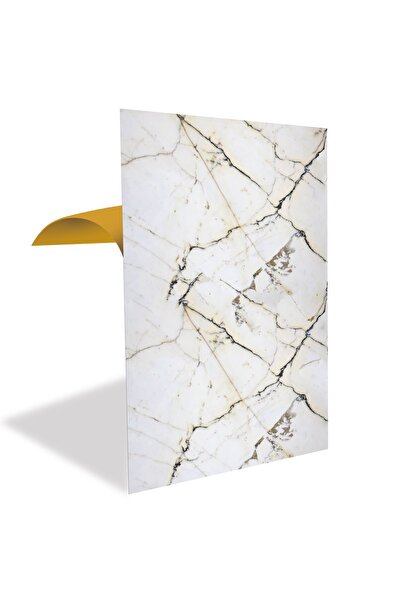 TİNK Kendinden Yapışkanlı Sarı Çizgili Desenli Pvc Panel 41x62 Cm (4 ADET) 1 M²