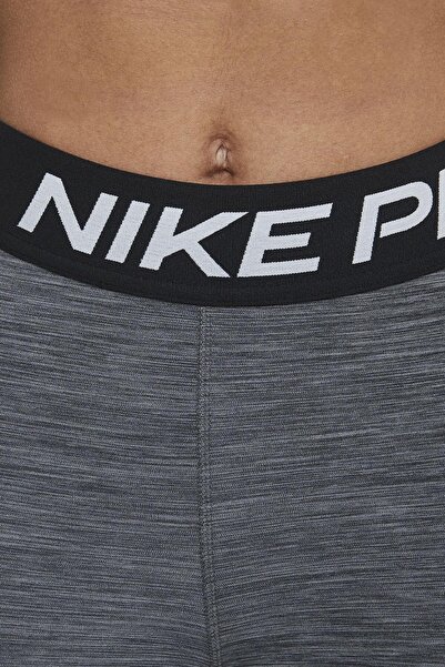 Nike Pro 365 Mid-rise Crop Training Legging Toparlayıcı Gri Siyah Tayt