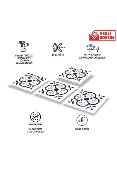 TİNK Kendinden Yapışkanlı Solo Fas Pvc Karo 30x30 Cm (11 Adet) 1m2
