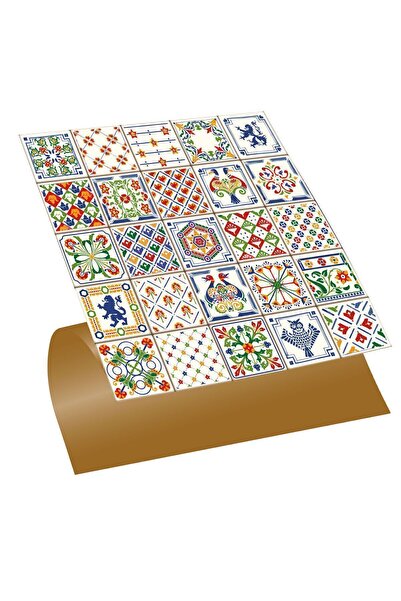 TİNK Kendinden Yapışkanlı Modern Karo Desenli Pvc Karo 30x30 Cm (4 ADET) 0,36 M²