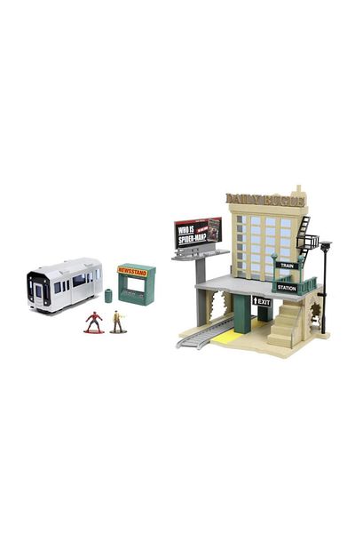 Simba Marvel Spider-man Nyc Nano Scene - Jada Deluxe Model Smb- 253225012