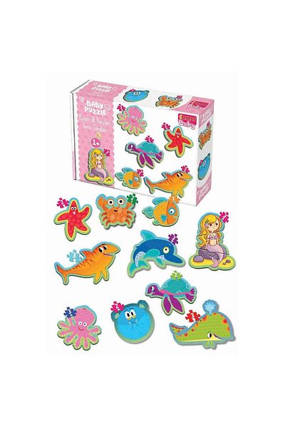 Diytoy 1710 Baby Puzzle My First Puzzle Sea Creatures