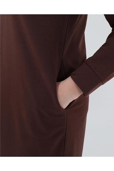 Bwest Long Plain Hooded Atlas Sweatshirt - 03007.020 - Plum