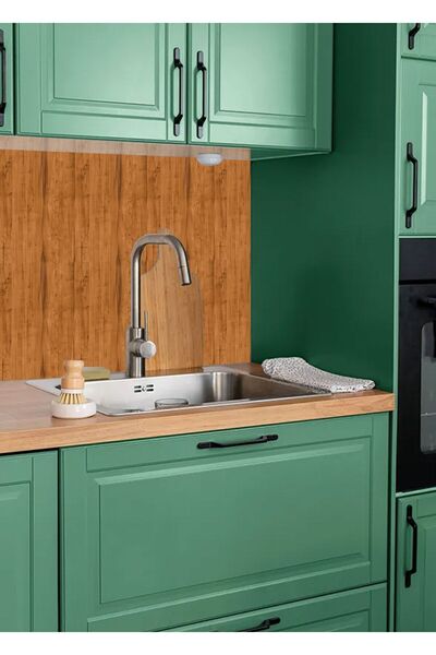 TİNK Kendinden Yapışkanlı Cilalı Ahşap Desenli Pvc Panel 41x62 Cm (4 Adet) 1 M²