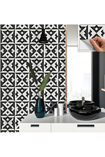 TİNK Kendinden Yapışkanlı Silinebilir Mermer 008 Desenli Pvc Karo 30x30 Cm (56 ADET) 5m2