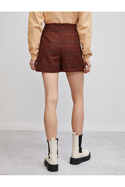 Koton Gombos részletes kockás miniszoknya