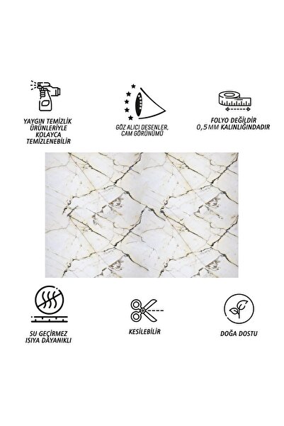 TİNK Kendinden Yapışkanlı Sarı Çizgili - Yeşil Desenli Pvc Panel 41x62 Cm (12 ADET) 3 M²