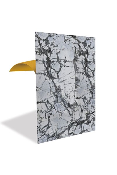 TİNK KENDİNDEN YAPIŞKANLI SİYAH ÇİZGİ DESENLİ PVC PANEL 41x62 cm (4 Adet) 1 m²