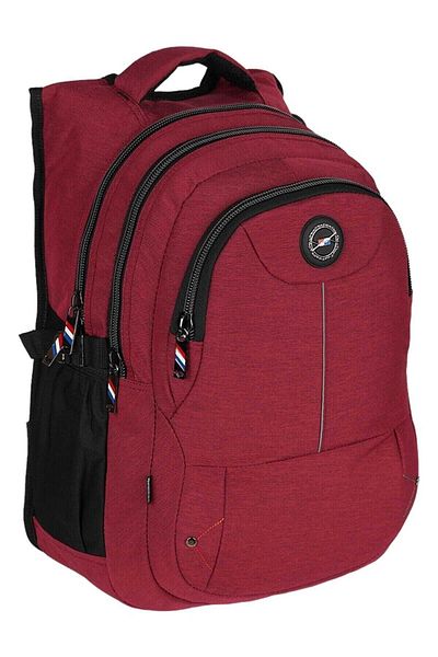 Relaxion 2237 School Backpack Claret Red