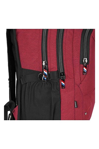 Relaxion 2237 School Backpack Claret Red