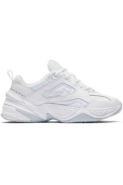 Nike Unisex M2K Tekno Lether White Sneakers - Genuine Leather Ao