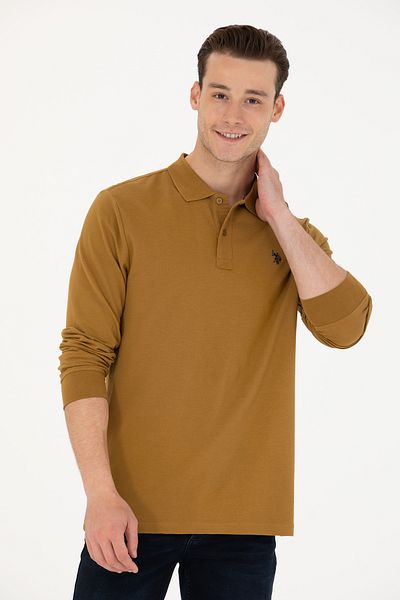 U.S. Polo Assn. Ανδρικό φούτερ Light Khaki - Basic Model 50269405 -VR183