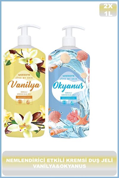 Watsons Her Duşta Yenilenme Hissi Sağlayan Kremsi Duj Jeli-Vanilya,Okyanus SA...
