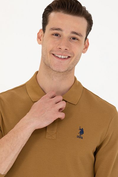 U.S. Polo Assn. Ανδρικό φούτερ Light Khaki 50269403 -VR183 - Βασικό μοντέλο