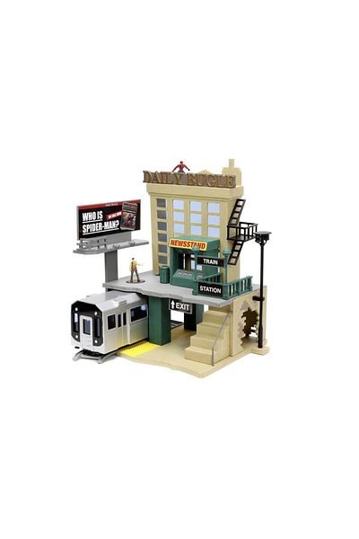 Simba Marvel Spider-man Nyc Nano Scene - Jada Deluxe Model Smb- 253225012