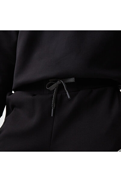 Lacoste Kadın Slim Fit Baskılı Siyah Eşofman Altı