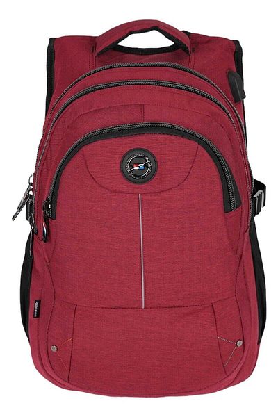 Relaxion 2237 School Backpack Claret Red