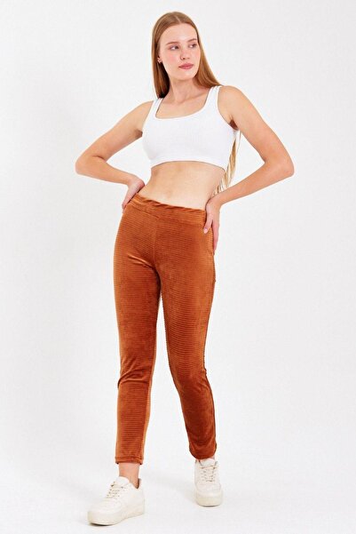 Mossta Colanți din velur bronz