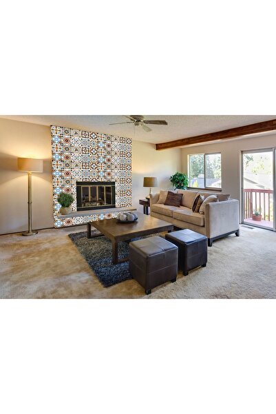 TİNK Kendinden Yapışkanlı Fas2 Desenli Pvc Karo 10x10 Cm 20'li Paket