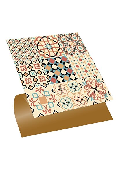 TİNK Kendinden Yapışkanlı Japon Desenli Pvc Karo 30x30 Cm (4 ADET) 0,36 M2