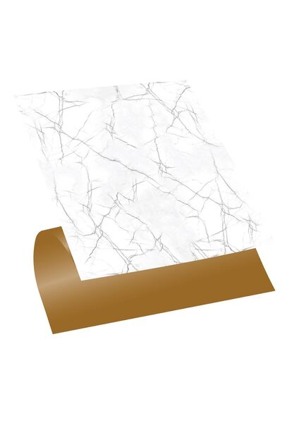 TİNK Kendinden Yapışkanlı Silver Mermer Desenli Pvc Karo 30x30 Cm (11 ADET) 1m2