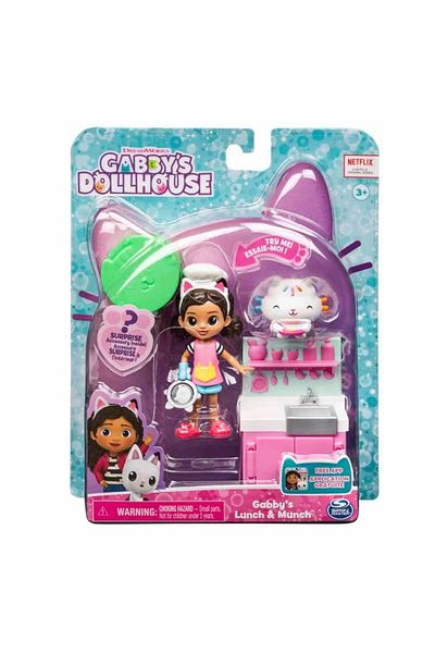 Spinmaster مجموعة لعب غداء ومانش لبيت الدمى من غابي