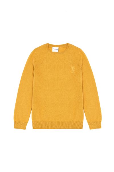 U.S. Polo Assn. Пуловер за момче в цвят горчица 50269409-VR072
