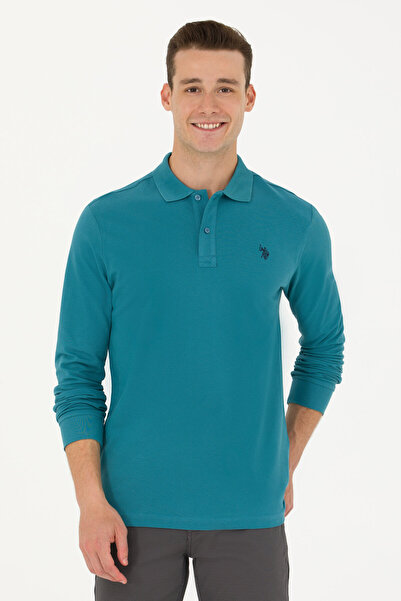 U.S. Polo Assn. Erkek Petrol Basic Sweatshirt 50269405-VR102