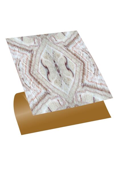 TİNK Kendinden Yapışkanlı Silinebilir Mermer 018 Desenli Pvc Karo 30x30 Cm (1...