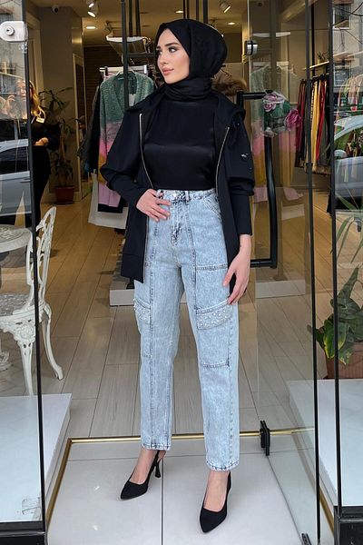 OMELYA OE25Y939721 Τζιν Παντελόνι Jean