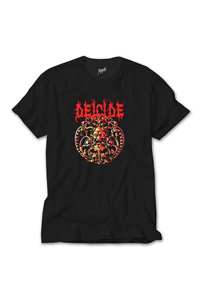 Z zepplin Deicide Album Black T-Shirt