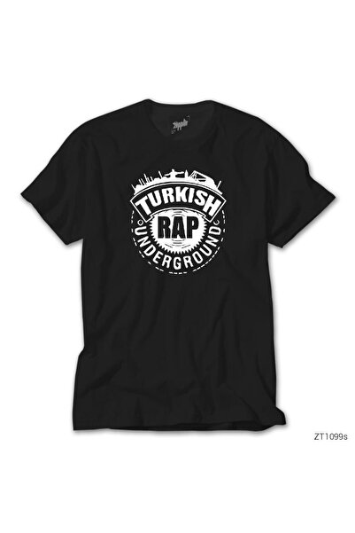 WAKHA Tricou Negru Rap Turc