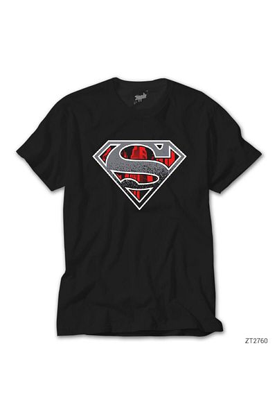 Z zepplin Supermn Dark Legend Black T-shirt